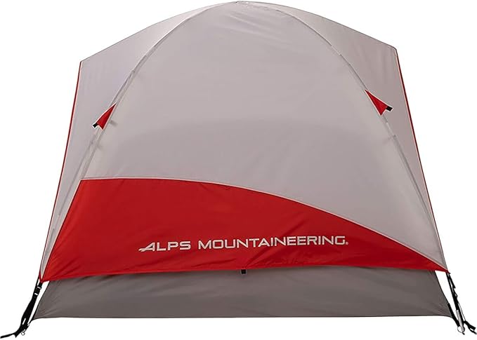 ALPS Mountaineering Meramac 4-Person Tent, Gray/Red
