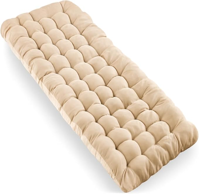 Zone Tech Camping Cot Mattress Pad Premium Quality Outdoor Comfortable Thicker Cotton Sleeping Cot Lightweight Waterproof Bottom Pad Mattress for Adult, Kid