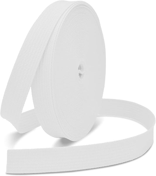 CooBigo Polypropylene Webbing Strap 3/4" Durable Poly Strapping 12 Yards 3/4 inch Wide Webbing Strap for Backbag,Pool Solar Cover,DIY Crafting,Pet Collar,Outdoor Gear