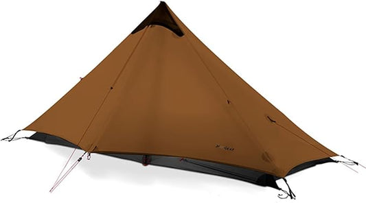 3FULGEAR Ultralight Tent for Backpacking, LANSHAN 1 Trekking Pole Tent 1 Person 3/4 Season Lightweight Easy Set Up Double Layer Shelter Waterproof Tents for Camping Hiking Outdoor Mountaineering