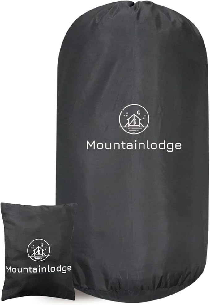 MOUNTAINLODGE Storage Sack for Sleeping Bag 110L Polyester and Mesh Extra Large Capacity for Sleeping Bag Hiking,Travelling and Camping