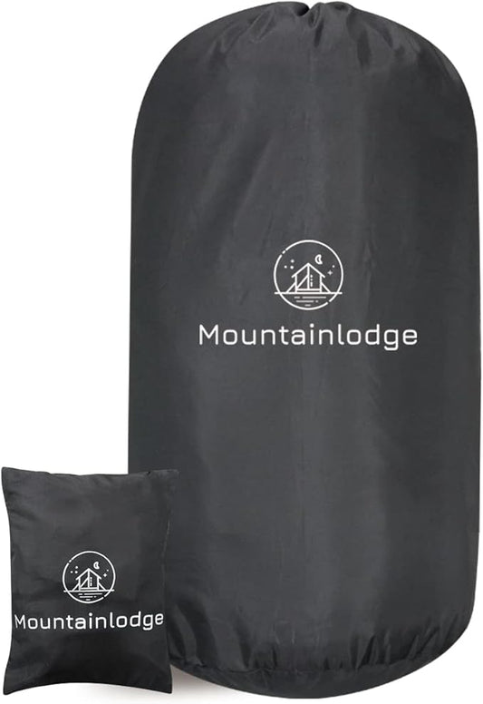 MOUNTAINLODGE Storage Sack for Sleeping Bag 110L Polyester and Mesh Extra Large Capacity for Sleeping Bag Hiking,Travelling and Camping