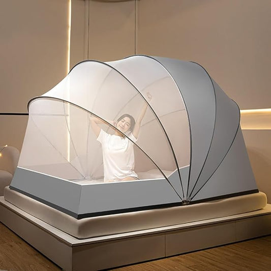 Foldable Mosquito Net, Summer Portable Household Blackout Bed Canopy, Installation-Free Pop-Up Bed Net Tent, Suitable for Indoor Or Outdoor(A,39.4x76.8x49.2in)