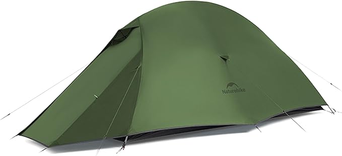 Naturehike Cloud up Pro Camping Tent, 1/2/3 Person Ultralight Tents, 3 Season Backpacking Tent, Waterproof for One Man, Self-Standing Easy Setup for Cycling, Outdoor Camp