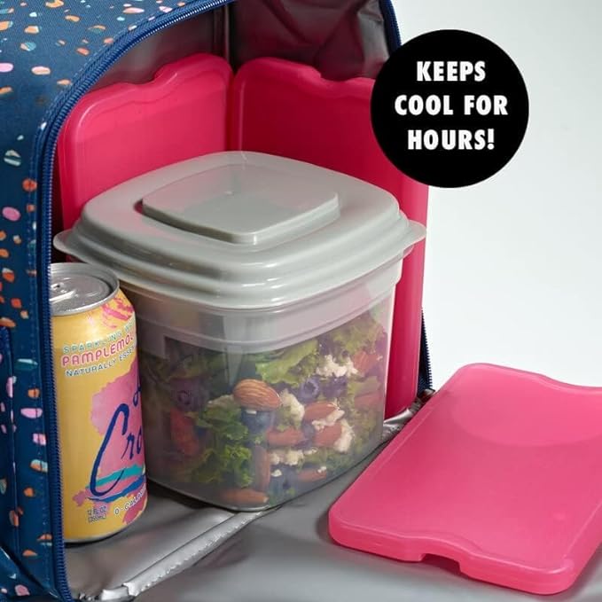 Cool Coolers by Fit + Fresh Slim Compact Reusable XL Ice Pack, Perfect for Lunch Boxes, Coolers, and Beach Bags