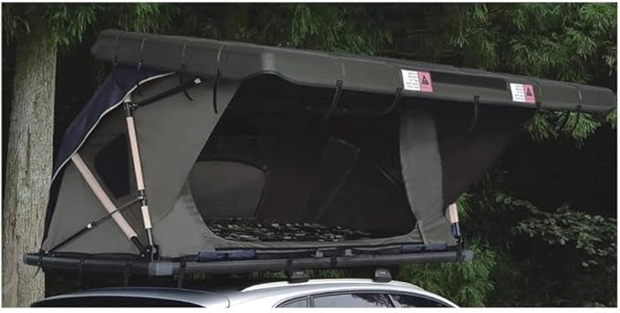 2 Person Outdoor Camping Electric Remote Car Hard Shell Roof Top Tent