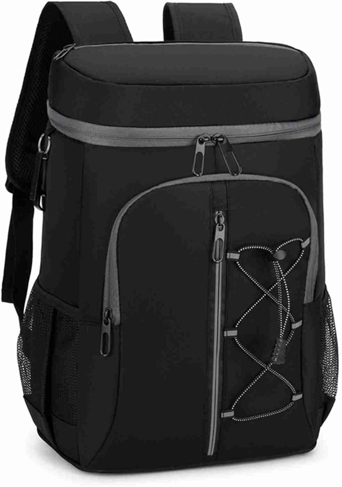 Insulated Cooler Backpack Leak Proof Aluminum Foil Inner Oxford Exterior for Camping Hiking Outdoors