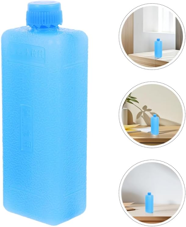 FAVOMOTO 6pcs Air Conditioning Fan Ice Crystal Box, Reusable Ice Crystal Bricks Efficient Cold Packs for Coolers Lunch Bags and Freezer Bags for Beach Camping Fishing Picnics and Work