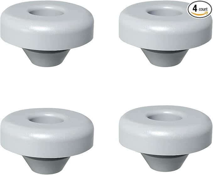 4pcs Non-Slip Rubber Rack Replacement Cooler Feet Cooler Rubber Feet Non Scratch Rubber Feet, Gray