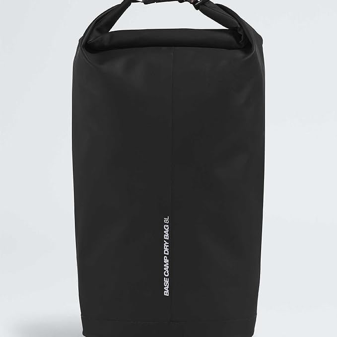 The North Face Base Camp Dry Bag - Roll-Top Waterproof Stuff Sack, Ideal for Camping Gear & Kayak Accessories, TNF Black/TNF White, 8 Liters