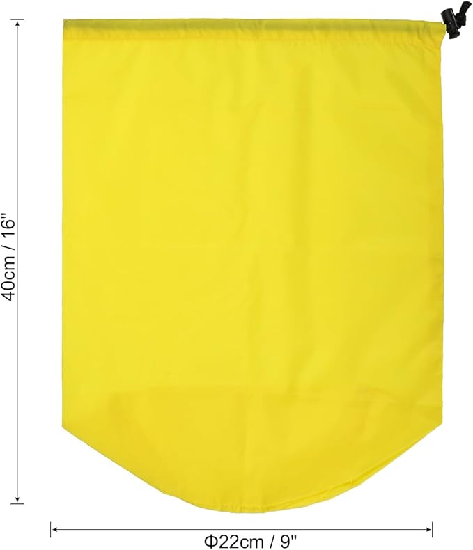 PATIKIL Stuff Sack, Waterproof Outdoor Storage Sack Portable Drawstring Dust Flap Bag for Backpacking