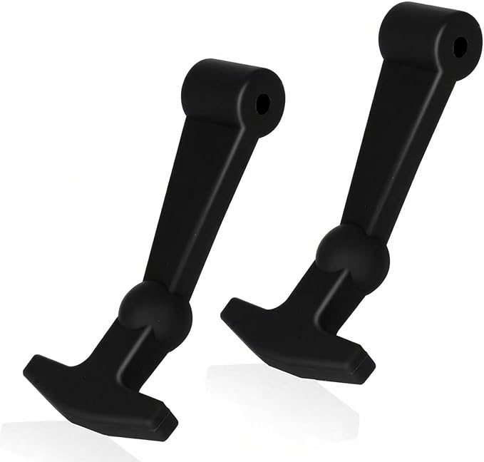 2 Pack Cooler Latches Replacement for Yeti, RTIC, Durable Replacement Latches Lid Parts Handle Replacement Compatible with Yeti RTIC Coolers (Black)