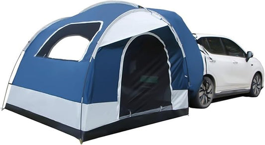 Car Rooftop Tent,Vehicle Camping Tent w/Double Door,Outdoor Universal Fit Camping Truck Tents for SUV Van, Hatchback, Pickup 8.2'*8.2'*6.56'