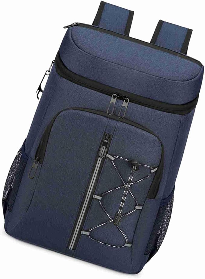 Insulated Cooler Backpack Leak Proof Aluminum Foil Inner Oxford Exterior for Camping Hiking Outdoors
