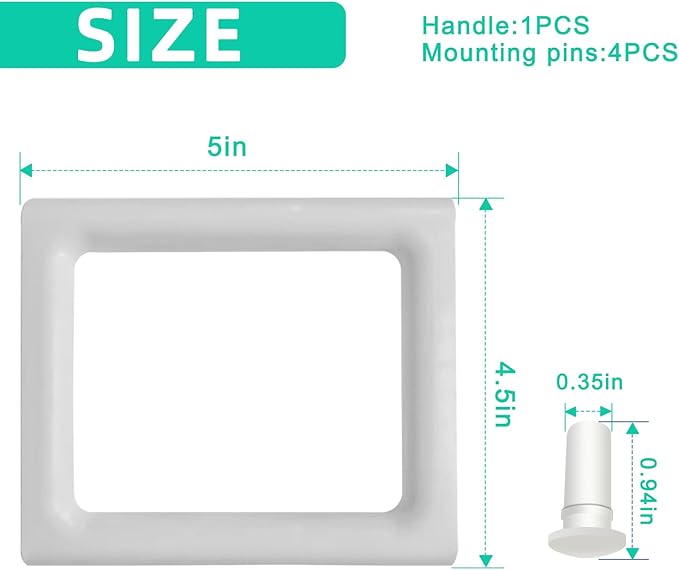 Cooler Handle Replacement Kit for Coleman Xtreme & 2-Way,Double-Layer Durable Design Part #3000005306/#R5286B120G Compatible