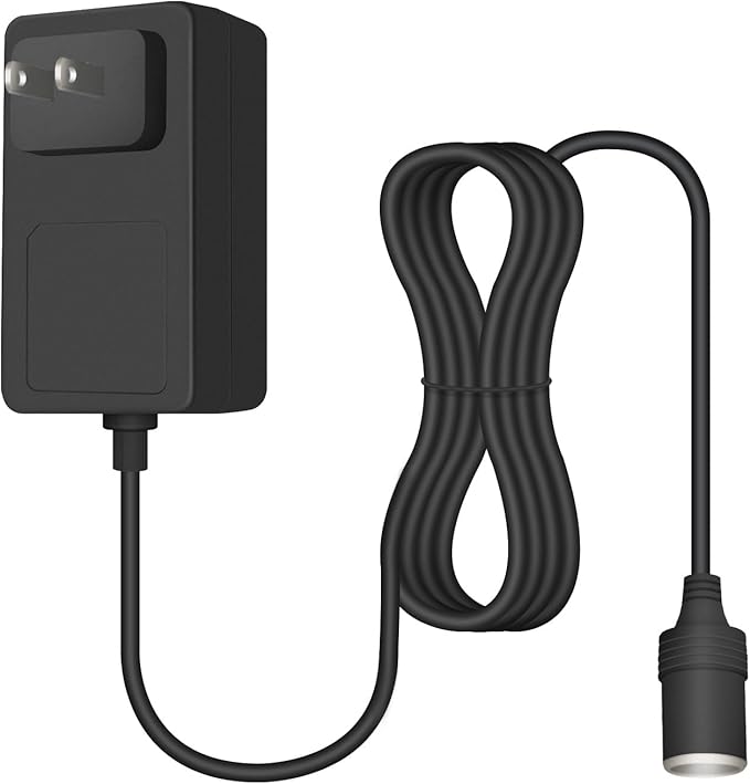 12 Volt Power Supply Adaptor for Coleman Thermoelectric Hot Cold Cooler to Camping Home Office Dorm or Vehicle Use