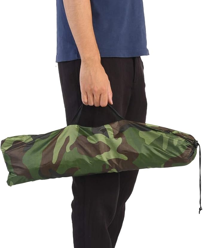 Lightweight Backpacking Tent, Outdoor Camouflage UV Protection Waterproof One Person Tent for Camping Hiking