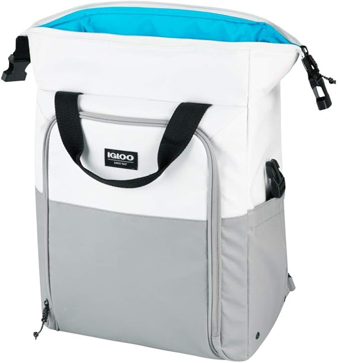 Igloo 30-Can Switch Backpack Seadrift White/Gray