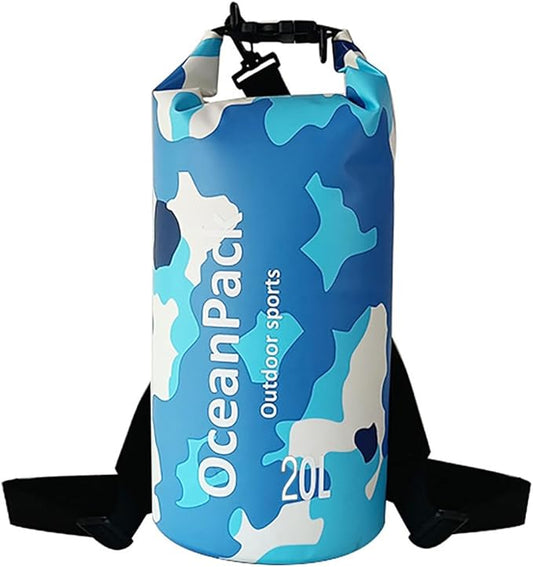 Dry Bag Waterproof for Women, 5L/10L/20L Roll Top Lightweight Dry Bags Backpack for Travel, Swimming, Boating, Kayaking, Camping, Beach Paddle boarding Accessories