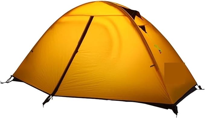 Ultralight 1 Person Backpacking Tent 4 Season Waterproof Camping Double Layer Cold Weather Easy Set Up Tents for Family Camp, Hiking, Hunting Outdoor Mountaineering Travel