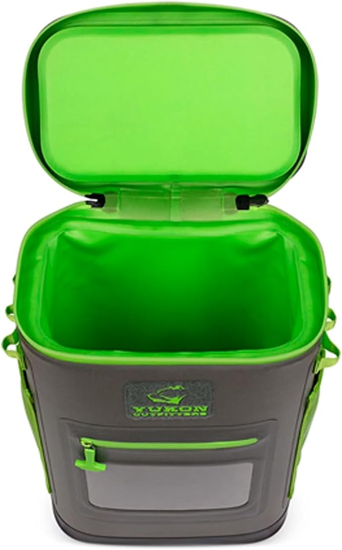 Yukon Outfitters Hatchie Backpack Cooler, 54-Liter Durable Insulated Cargo-Ready Outdoor Hiking Watersports Meals & Beverages Daypack Cooler w/Airtight Zippers, Padded Straps & Carry Handle