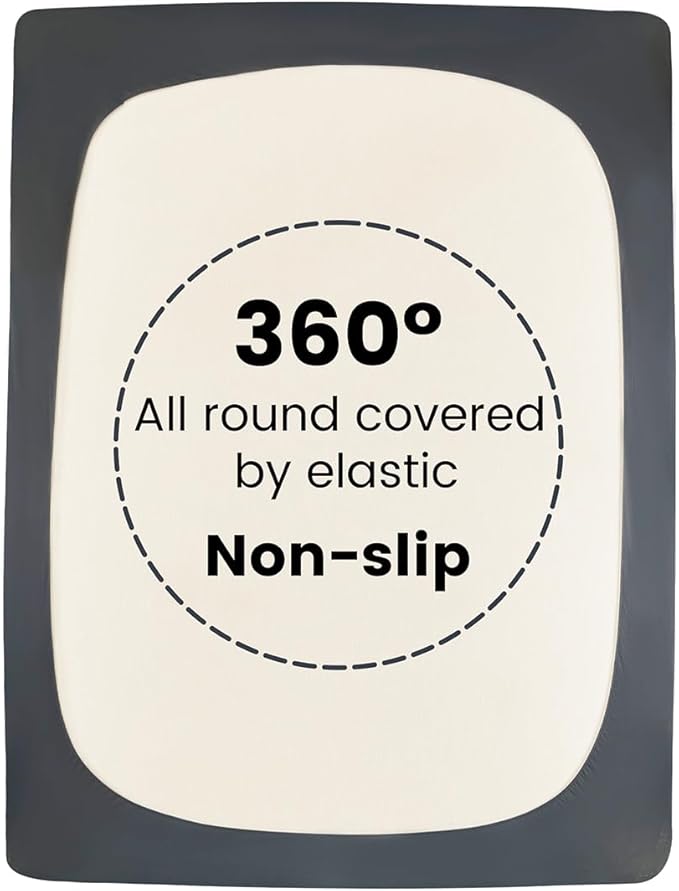 SLEEP ZONE Mattress Pad Twin XL College Dorm Cooling Mattress Topper, Quilted Fitted Mattress Cover, Soft Fluffy Down Alternative Mattress Protector, Deep Pocket 8~21 inch (Black, Twin XL)