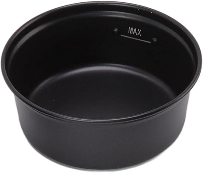 Camping Cooking Pot Pan Set, Prevent Stick Portable Aluminum Alloy Stackable Open Fire Outdoor Cookware Even Heat Conduction with Tote Bag for Hiking