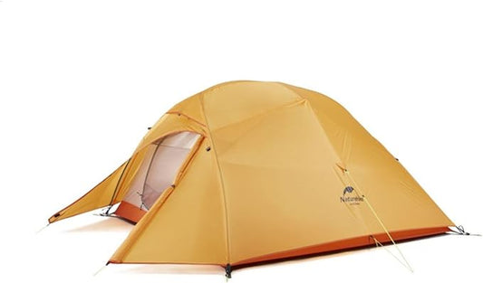 Naturehike 1/2/3Person Lightweight Camping Tent, Waterproof Tent with Inner Tent&Ground Cloth Mat, Portable Backpacking Shelter for Outdoor