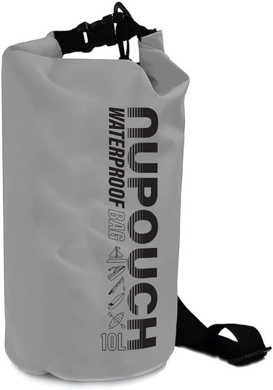 Nupouch Waterproof Dry Bag: 2L/5L/10L/20L Roll Top Lightweight Dry Storage Bag, Backpack for Travel, Swimming, Boating, Kayaking, Camping, or Beach