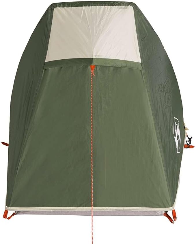 1-Person Tunnel Camping Tent, Waterproof Lightweight Backpacking Tent with Detachable Rainfly, Portable Hike Shelter for Outdoor Traveling, Easy Setup Green