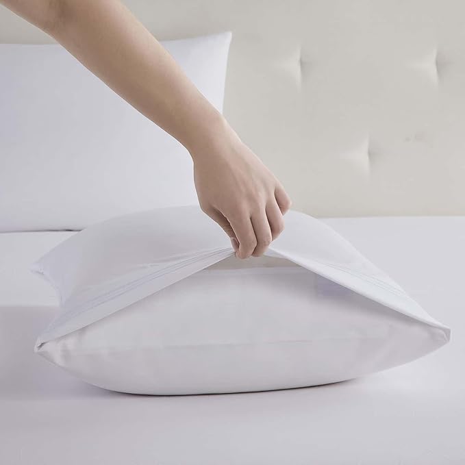 Clara Clark RV Queen Sheets, 6 Piece RV Sheets Set - Hotel Luxury Sheets for RV Bunks, Super Soft Bedding Set, Short Queen,White