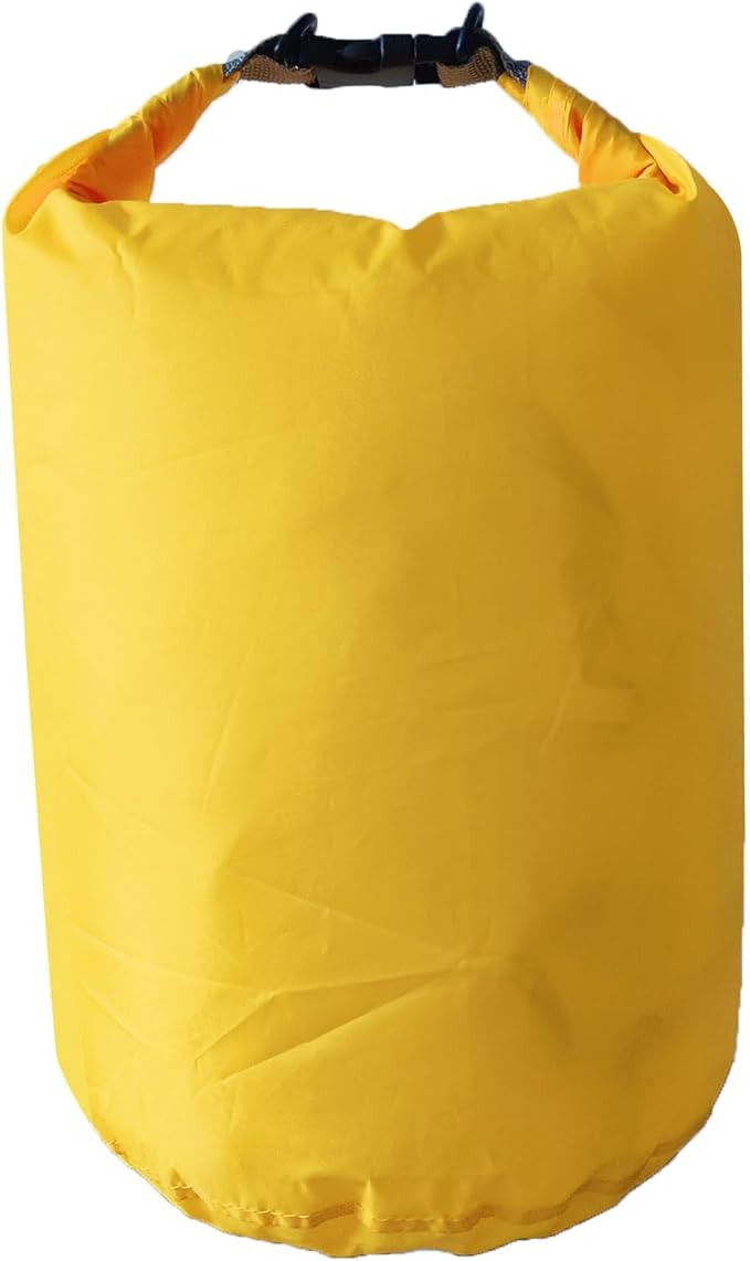 Dry Bags Waterproof, Ultralight Dry Sack, 10L/20L/40L/70L Waterproof Bags,Roll Top Sack for Kayaking, Beach, Rafting, Boating, Hiking, Camping,Swimming (Yellow, 20L)