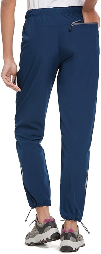 baleaf Women's Hiking Pants Quick Dry Lightweight Water Resistant Elastic Waist Cargo Pants for All Seasons