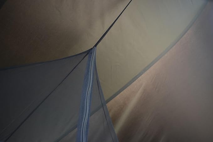 Outdoor Mesh Screen House Lightweight Camping Canopy Tent Net Mesh Outdoor 4-6 Person Mesh Net Travel Portable Tarp Mesh (Large)