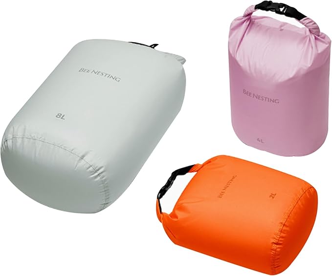 Bee Nesting Waterproof Dry Bag Lightweight Dry Sack Marine Dry Bags Suitable for swimming,kayaking,rafting boating, surfing, outdoor travel, mountaineering,hiking