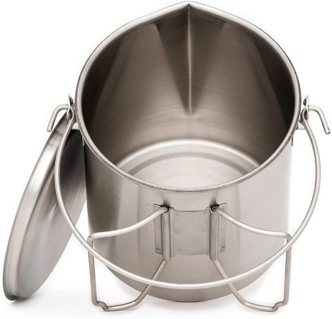 The Pathfinder School Stainless Steel Bush Pot and Lid Set (64 ounce)