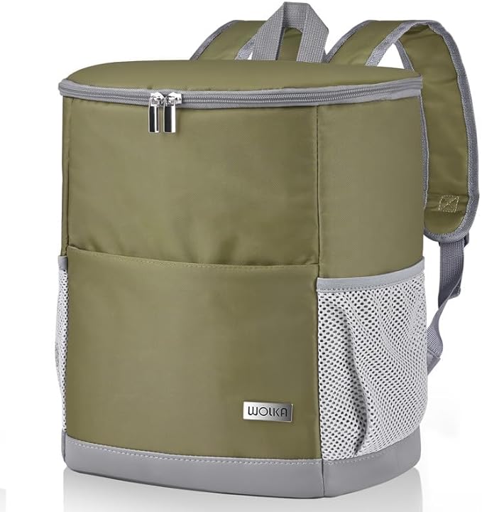 Insulated Cooler Backpack Outdoor - Leak Proof Backpack Cooler 30 Cans, Waterproof Lightweight Cooler Bag for 12h Hot/Cold Retention - Soft Cooler for Travel, Camping, Beach, Lunch
