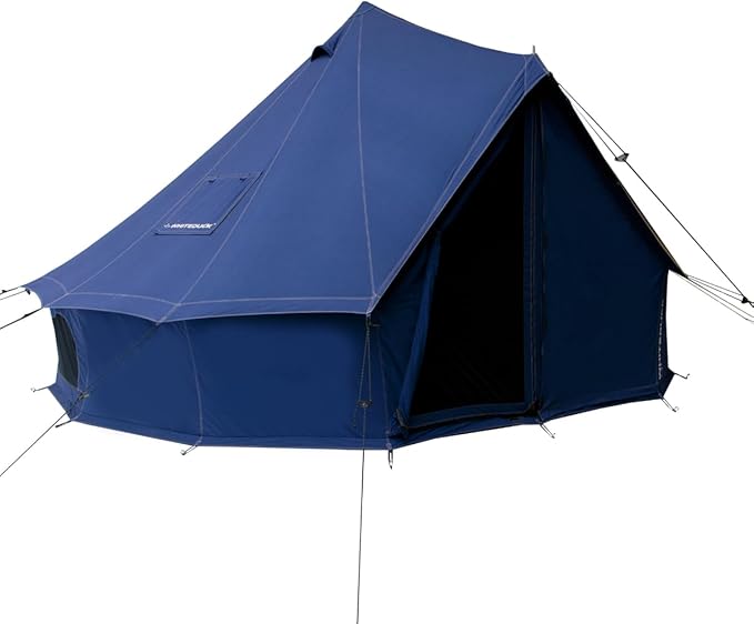 WHITEDUCK Regatta Canvas Bell Tent - w/StoveJack, Waterproof, 4 Season Luxury Camping and Glamping Yurt Tent Outdoor
