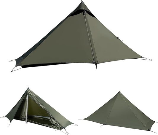 TENPLAY Backpacking Tent,Lightweight Camping Tent 2 Person,Ultralight Hiking Tent,Nylon,Waterproof,Windproof,Easy Setup,4 Season Trekking Tent for Mountaineering Camping Hiking Climbing