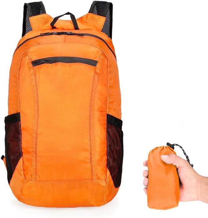 Foldable Daypack, Small Backpack, Hiking Backpack Daypack, Lightweight Waterproof Travel Packable Rucksack for Men and Women