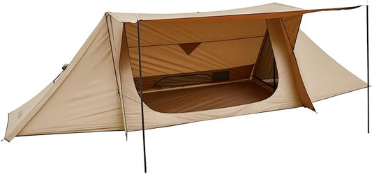 VEVOR Hot Tent, Camping Tipi Hot Tents with Stove Jack, Portable Winter Camping Tents with Snow Skirt, Easy Setup, Waterproof 4 Season Shelter Tents for Fishing Backpacking