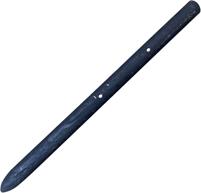 Sandbaggy Round Steel Concrete Form Stakes with Nail Holes - Rust Resistant Coating - Removable, Reusable (10, 3/4 in X 12 in)