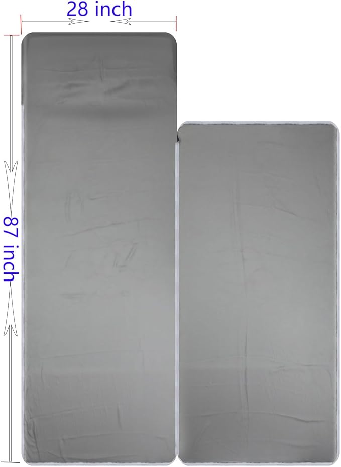 Chiffon Sleeping Bag Liner - Adult Sleep Sack & Travel Sheet for Hotel - Ideal for Camping, Hiking, Backpacking, Sofa, RV, Summer Warm Weather Seasons