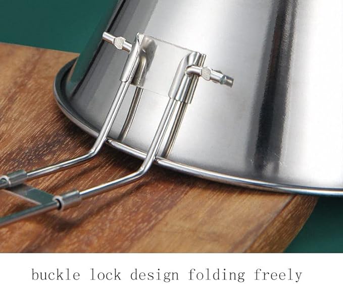 Camp Bowl Travel Sierra Cup Camping Tableware Equipment Set Backpacking 304 Stainless Steel Carry Fold Sturdy Measuring 500ml 2pcs + Canvas Bag