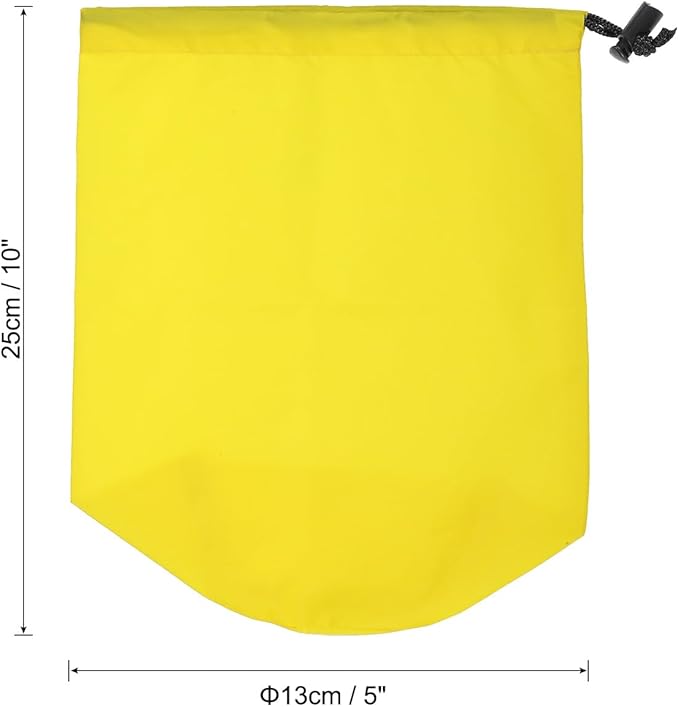 PATIKIL Stuff Sack, Waterproof Outdoor Storage Sack Portable Drawstring Dust Flap Bag for Backpacking