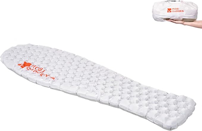 3.9/6.0/8.8 R-Value Camping Sleeping Pad for Cold Weather, Ultralight Camping Air Mattress for All Season, Insulated Inflatable Sleeping Mat for Backpacking,Hiking,Outdoor, with Air Pump Sac
