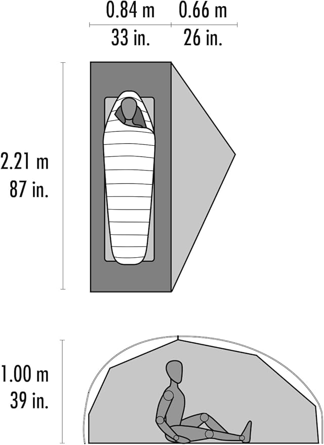 MSR Freelite 1-Person Ultralight Backpacking Tent | Ultralight, Backpacking
