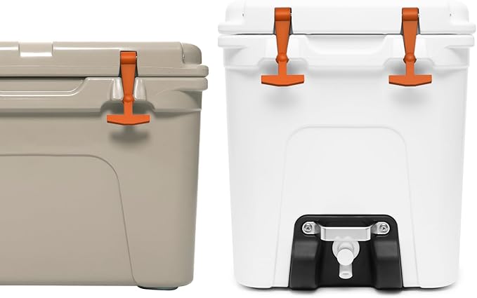Replacement Lid Latches (2 Pack) Compatible with All Yeti,RTIC, Other Related Hard Coolers,Made of Premium Hard Durable Rubber, Easy to Install