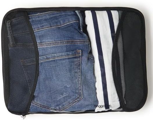 Baggallini Compression Cube 3-piece set - Lightweight Compression Packing Cubes for Travel