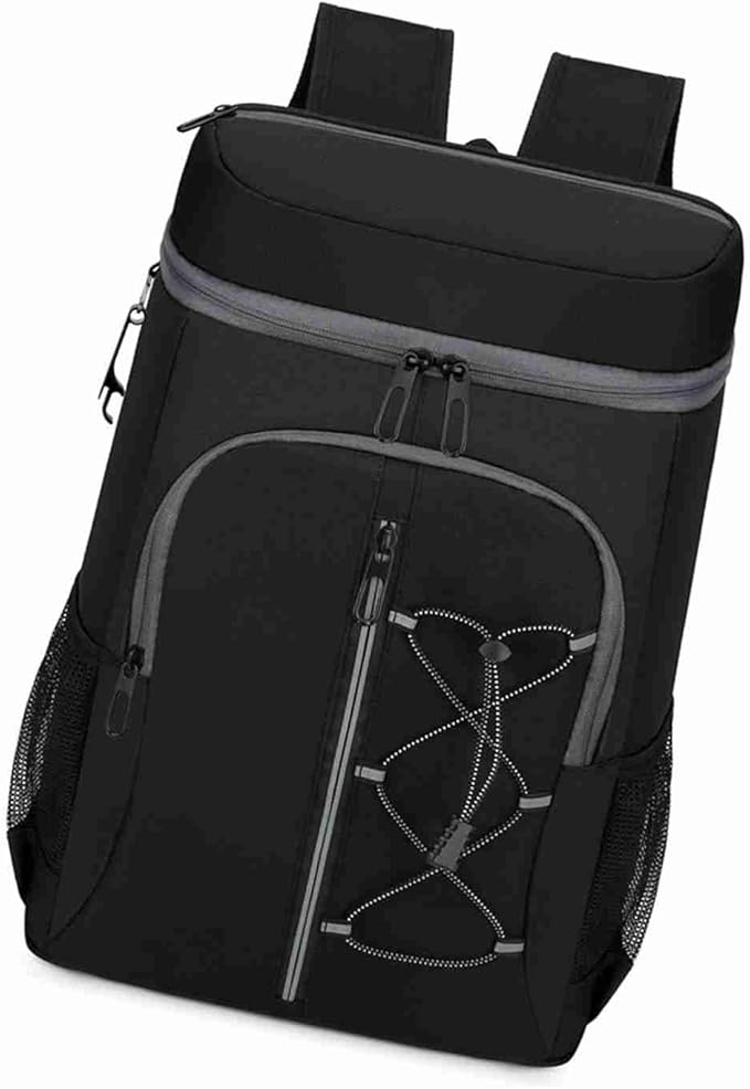 Insulated Cooler Backpack Leak Proof Aluminum Foil Inner Oxford Exterior for Camping Hiking Outdoors